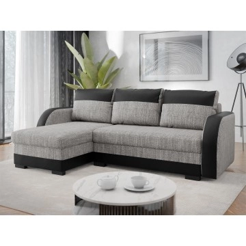 Ecksofa Jukka mit Schlaffunktion und Bettkasten