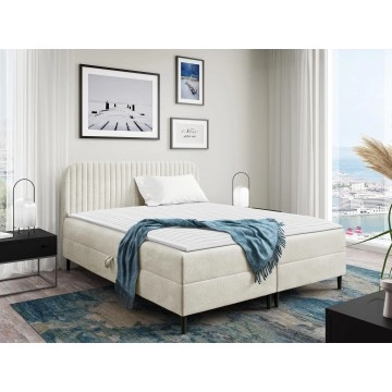 Boxspringbett mit zwei Bettkästen Centina 1 Boucle