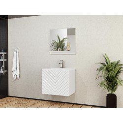 Miniaturbild von Waschbeckenschrank Najrip mit Waschbecken + Spiegel Najrip
