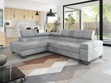 Ecksofa Wales mit Bettkasten und Schlaffunktion Premium