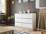 Kommode mit 6 Schubladen Osko 120 OK6