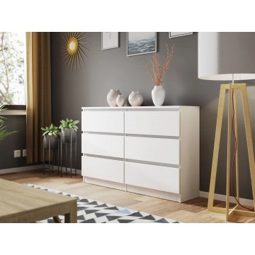 Kommode mit 6 Schubladen Osko 120 OK6
