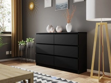 Kommode mit 6 Schubladen Osko 120 OK6