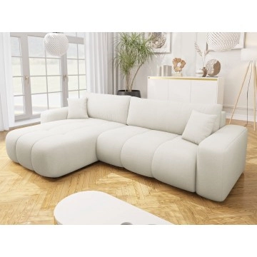 Ecksofa Larow Maxi mit Schlaffunktion und Bettkasten