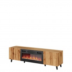 Miniaturbild von TV-Lowboard Tilderi 180 mit Kamin