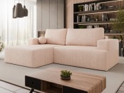 Ecksofa Dmiore mit Schlaffunktion und Bettkasten