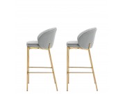 Barhocker Archie BS-1258/GL (2er-Set)