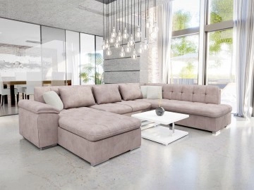 Wohnlandschaft mit Schlaffunktion Tony Premium