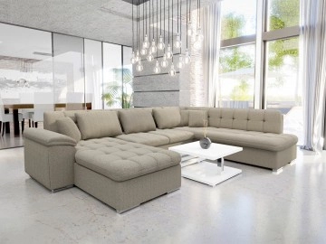 Wohnlandschaft mit Schlaffunktion Tony Bis Premium