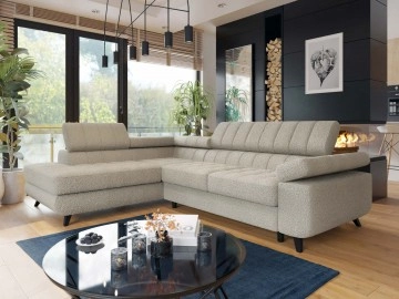 Ecksofa Elsie mit Bettkasten und Schlaffunktion Premium