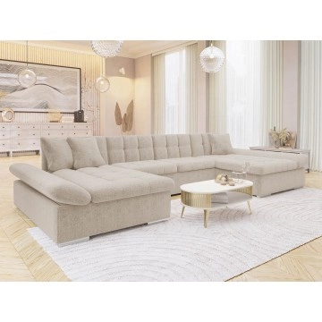 Wohnlandschaft Agata mit zwei Bettkästen und Schlaffunktion Premium
