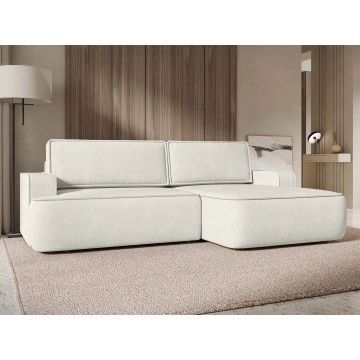 Ecksofa Nelupo mit Schlaffunktion und Bettkasten