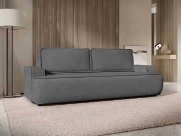 Sofa Nelupo mit Schlaffunktion und Bettkasten