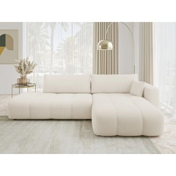 Ecksofa Larow O mit Schlaffunktion und Bettkasten