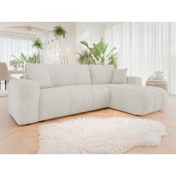 Miniaturbild von Ecksofa Larow Boucle mit Schlaffunktion und Bettkasten