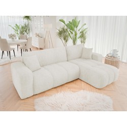 Miniaturbild von Ecksofa Larow Boucle mit Schlaffunktion und Bettkasten