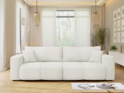 Sofa Larow Boucle mit zwei Bettkästen und Schlaffunktion