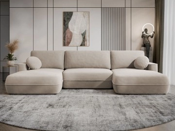 Wohnlandschaft Tinoly U mit Schlaffunktion und Bettkasten