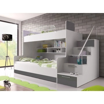 Etagenbett mit Treppe Paradise II