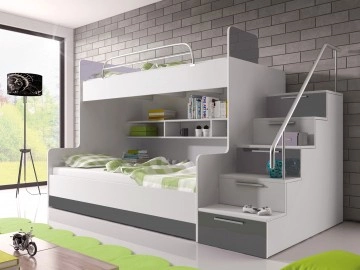 Etagenbett mit Treppe Paradise II