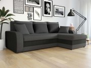 Ecksofa Dalmir Lux mit Schlaffunktion und zwei Bettkästen