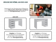 Schreibtisch und Schminktisch Heron