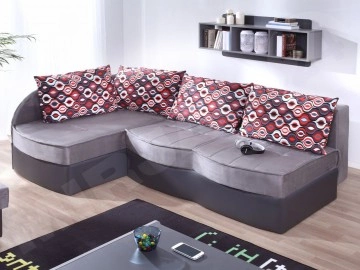 Ecksofa Dido mit Bettkasten und Schlaffunktion