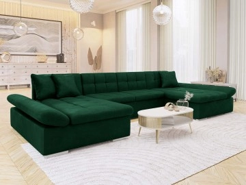 Wohnlandschaft Agata mit zwei Bettkästen und Schlaffunktion Premium