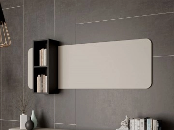 Wandpaneel mit Regal Zudbim