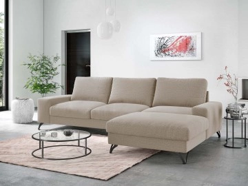 Ecksofa Salvador mit Bettkasten und Schlaffunktion