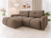 Ecksofa Tazino Boucle mit Schlaffunktion und Bettkasten