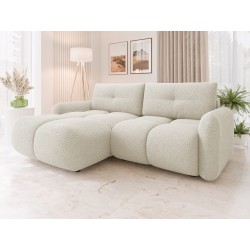 Miniaturbild von Ecksofa Tazino Boucle mit Schlaffunktion und Bettkasten