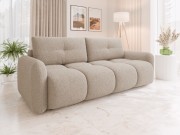 Sofa Tazino Boucle mit Schlaffunktion und Bettkasten