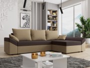 Ecksofa Peltata mit Schlaffunktion und Bettkasten