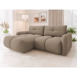 Miniaturbild von Ecksofa Tazino Boucle mit Schlaffunktion und Bettkasten