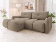 Ecksofa Tazino Boucle mit Schlaffunktion und Bettkasten