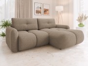 Ecksofa Tazino Boucle mit Schlaffunktion und Bettkasten