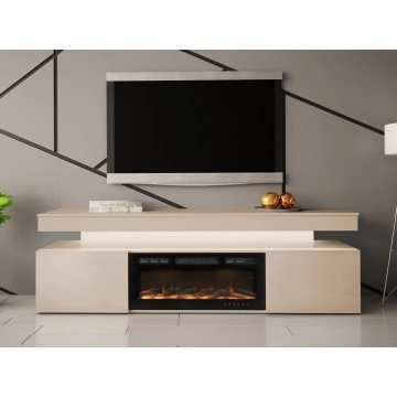 TV-Lowboard EF 2D Lestirola Bis mit Kamin