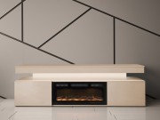 TV-Lowboard EF 2D Lestirola Bis mit Kamin