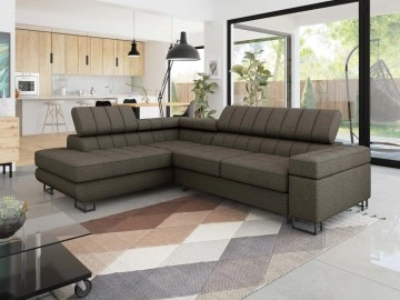 Ecksofa Wales mit Bettkasten und Schlaffunktion Premium