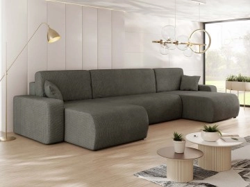 Wohnlandschaft Easton U mit Bettkasten und Schlaffunktion