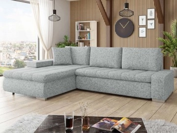 Ecksofa Herkules mit Schlaffunktion und Bettkasten Premium