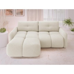 Miniaturbild von Ecksofa Tazino Boucle mit Schlaffunktion und Bettkasten