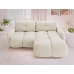 Miniaturbild von Ecksofa Tazino Boucle mit Schlaffunktion und Bettkasten