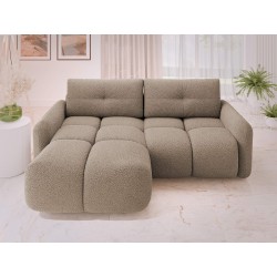 Miniaturbild von Ecksofa Tazino Boucle mit Schlaffunktion und Bettkasten