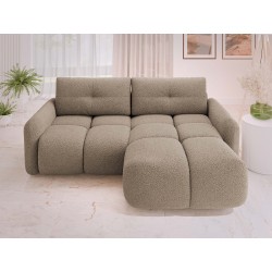 Miniaturbild von Ecksofa Tazino Boucle mit Schlaffunktion und Bettkasten