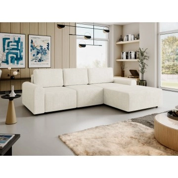 Ecksofa Bezabi L mit Bettkasten und Schlaffunktion
