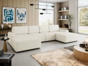 Wohnlandschaft Bezabi XL mit Bettkasten und Schlaffunktion