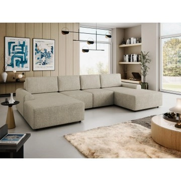Wohnlandschaft Bezabi XL mit Bettkasten und Schlaffunktion