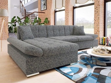 Ecksofa Laviva mit Bettkasten und Schlaffunktion Premium